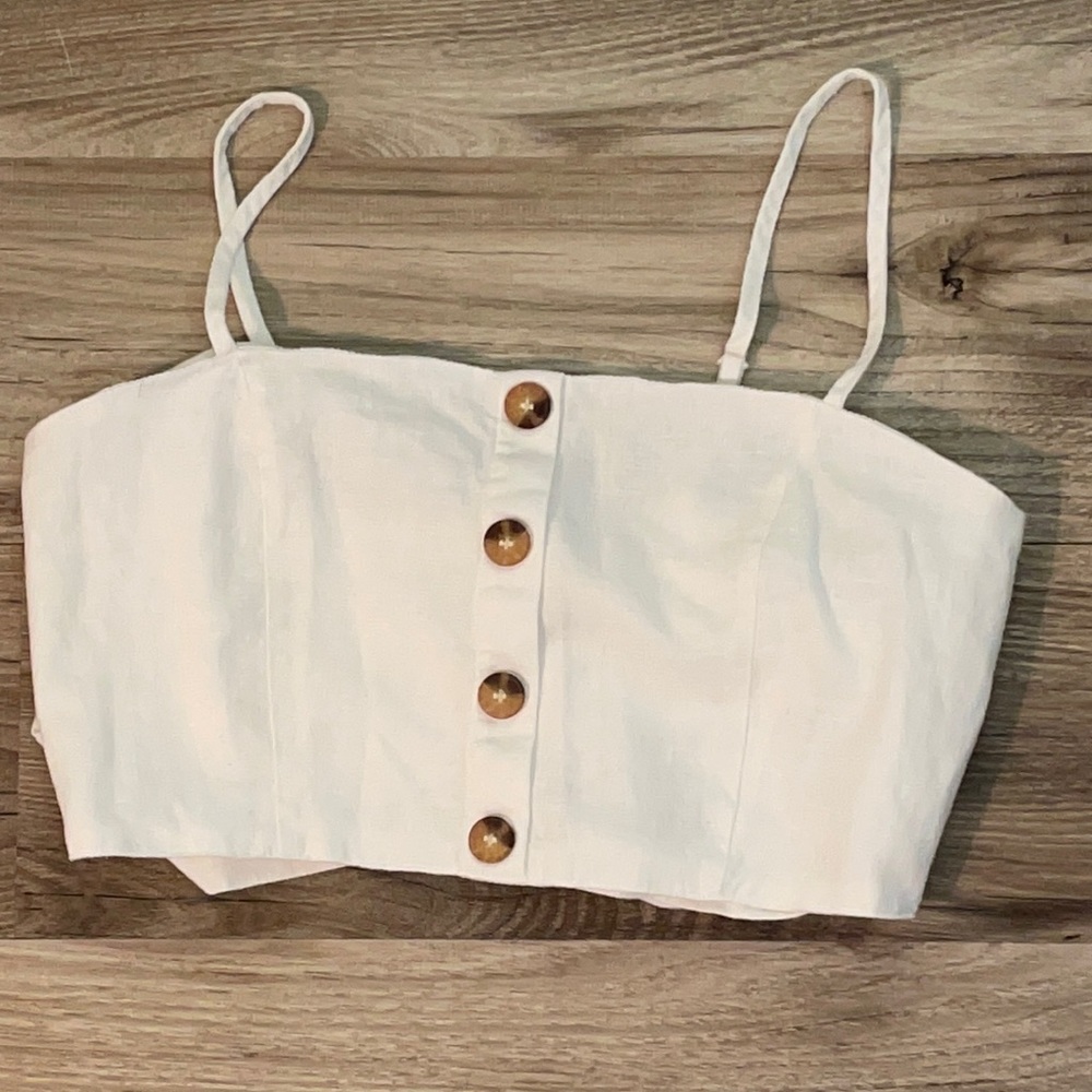 F21 Cropped Boho top